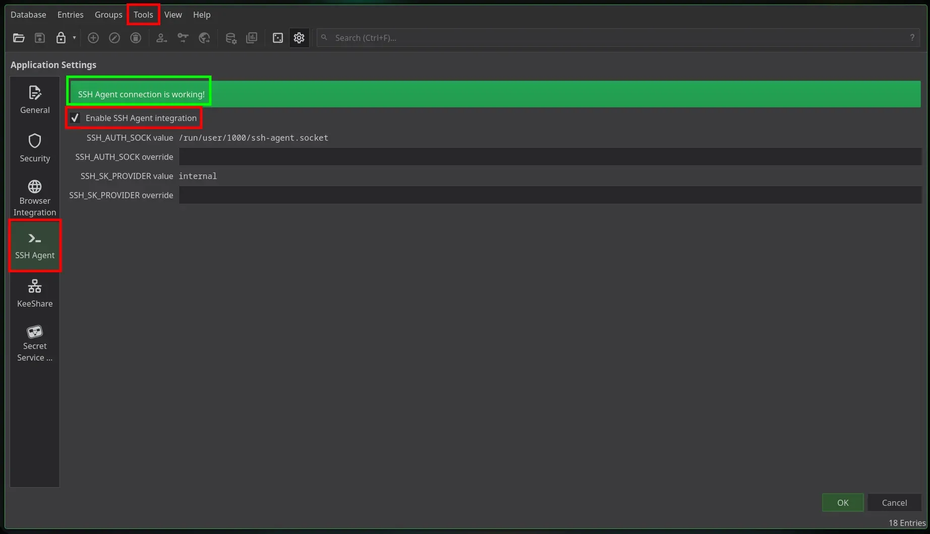 KeePassXC-SSH